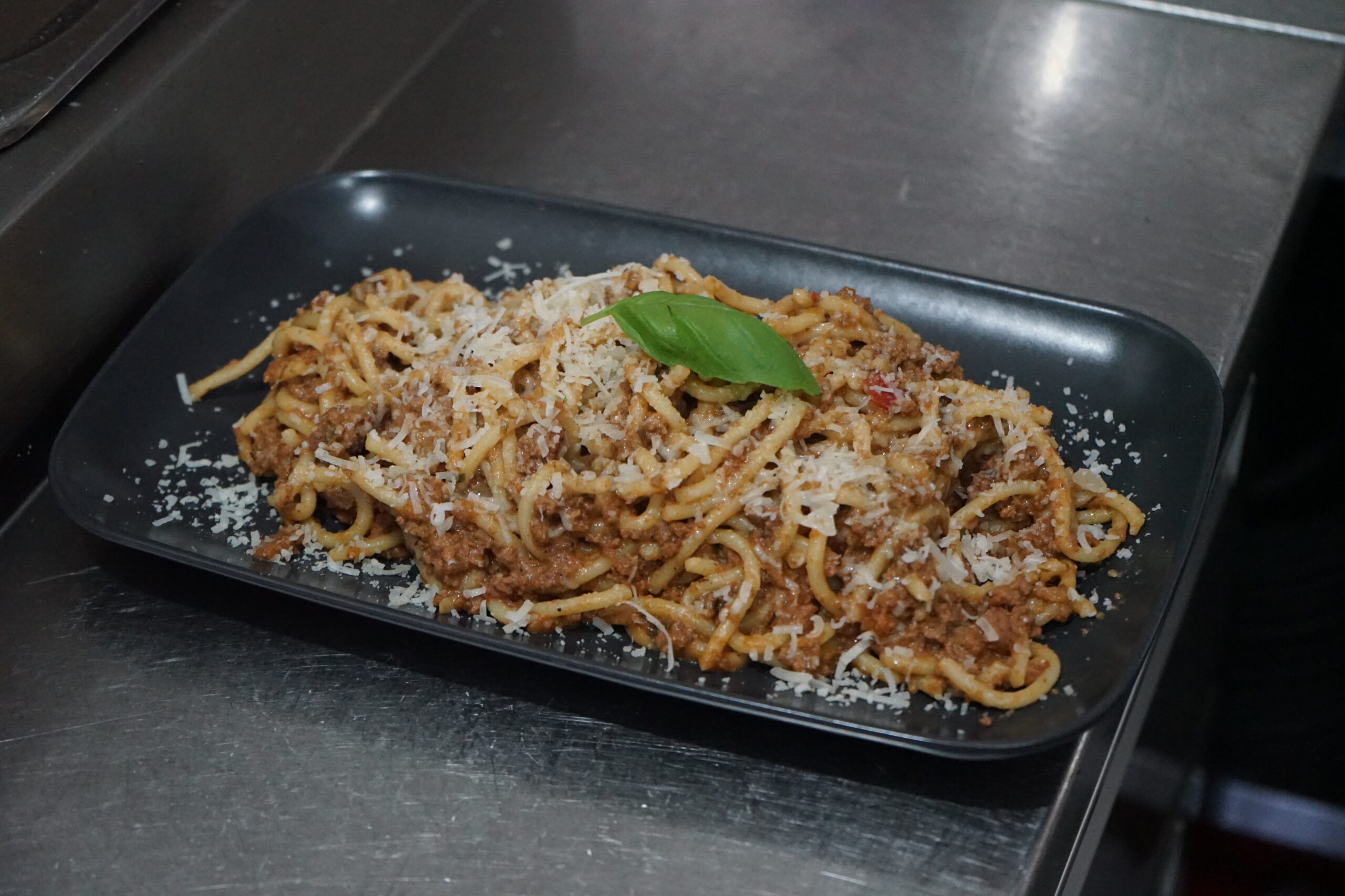 Spaghetti<br>Alla<br>Bolognese