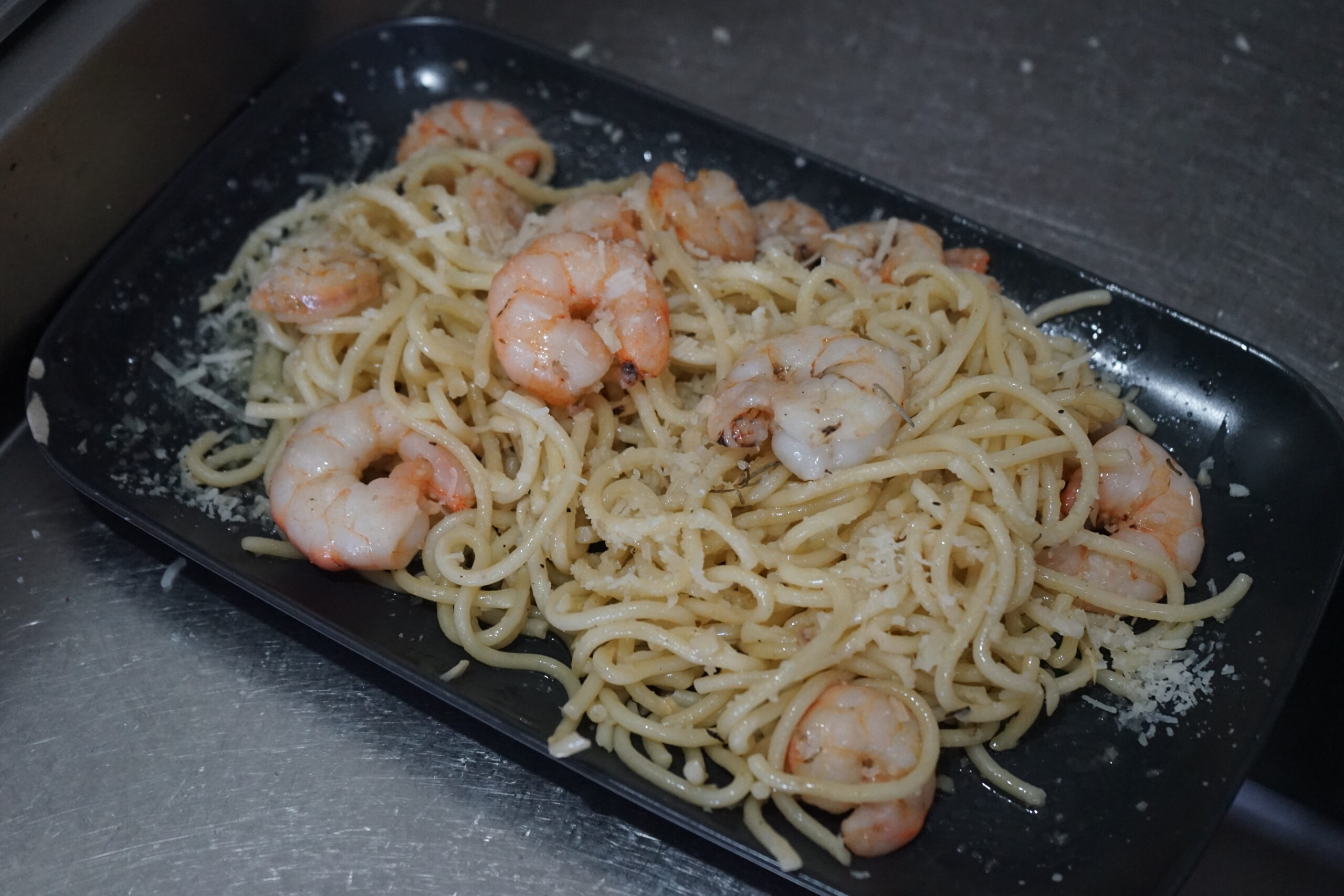 Spaghetti<br>c/ Miolo de<br>Camarão