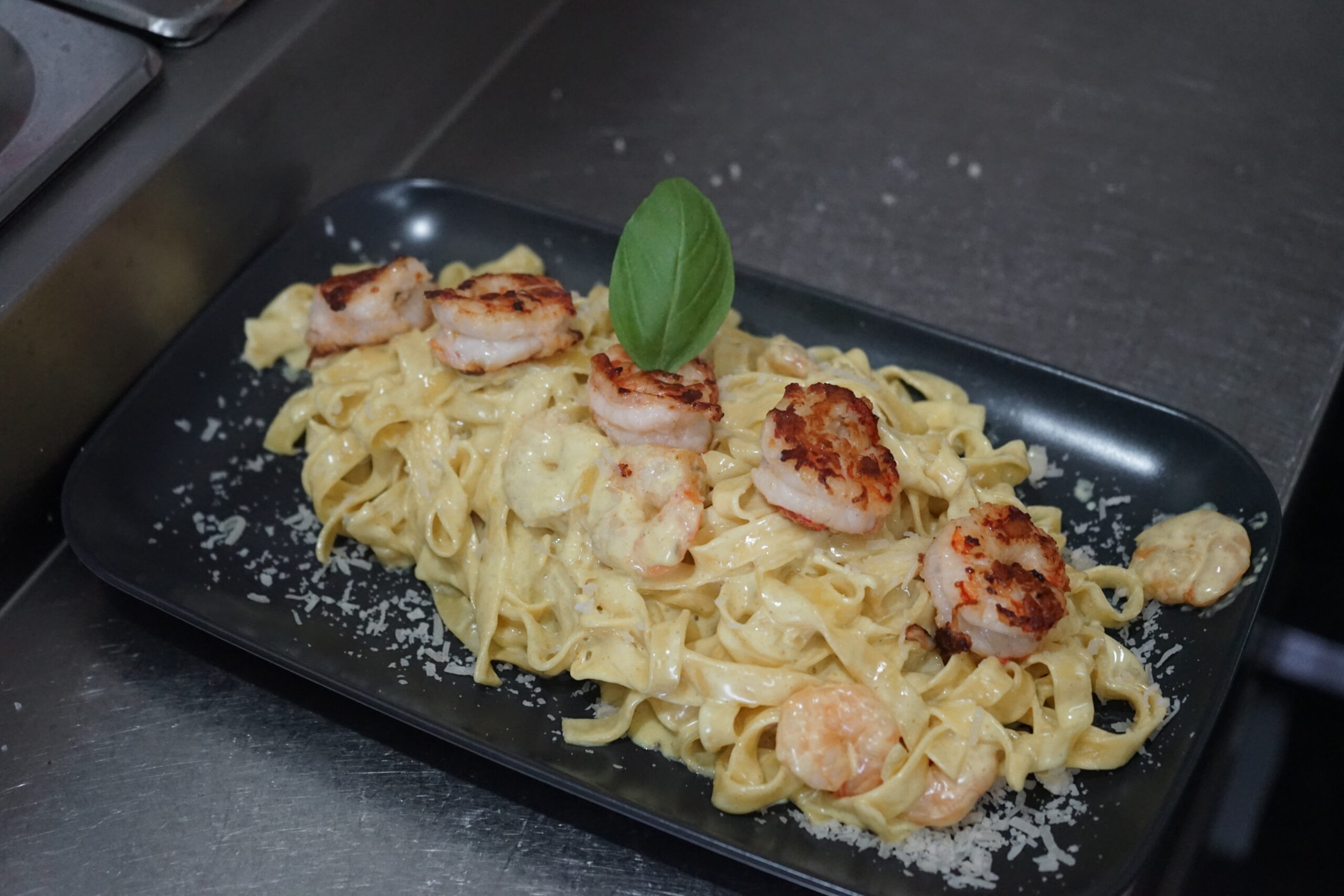 Tagliatelle c/<br>Ganberoni