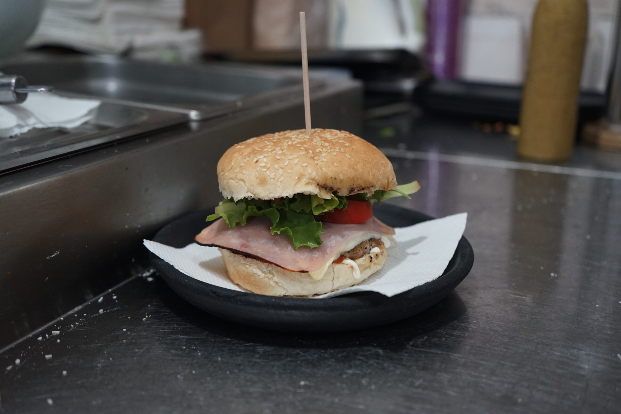 Hamburguer<br>no pão